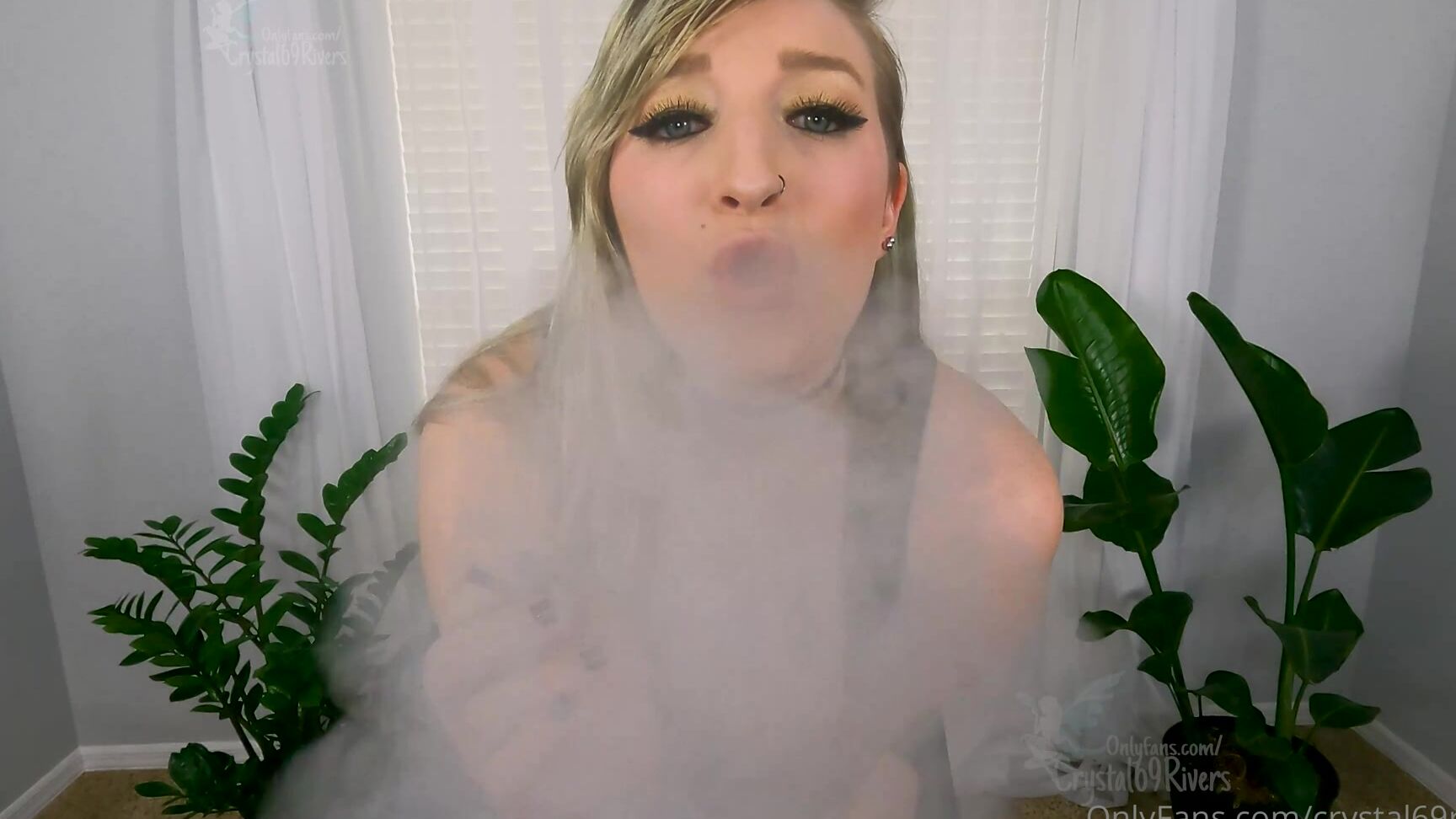 Crystal Rivers Happy To Celebrate I Made A Smoking Goddess Body Worship Video More Videos Coming