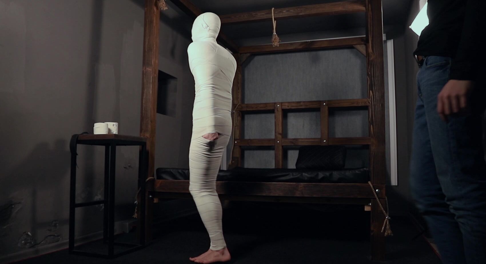 Russian Girls Fetish Mummification With Bandage And Foot Tick