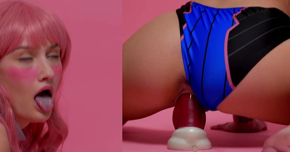 "hentaied" ahegao, creampie, dildofucking, squirting AI Love Tiffany Tatum loses it 720 manyvids