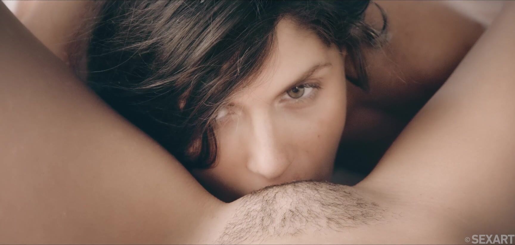 Natural Breasts, Indoor, Lesbian, Bedroom, Tattoo, Brunette Henessy A & Lana Seymour - Pure SiteRip