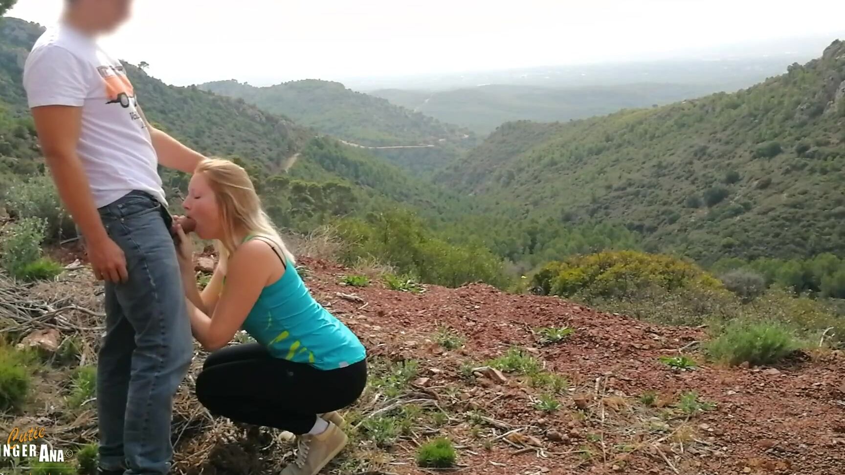 CutieGingerRussian Russian Teen Public Flashing and Creampie in the Mountain PornHubPremium