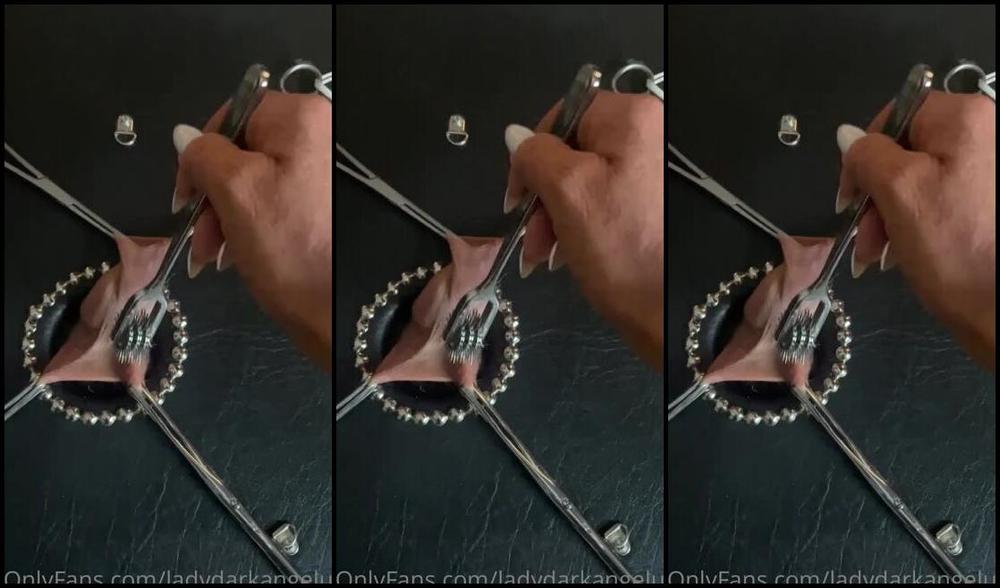 Ladydarkangeluk Onlyfans Stretched And Spiked