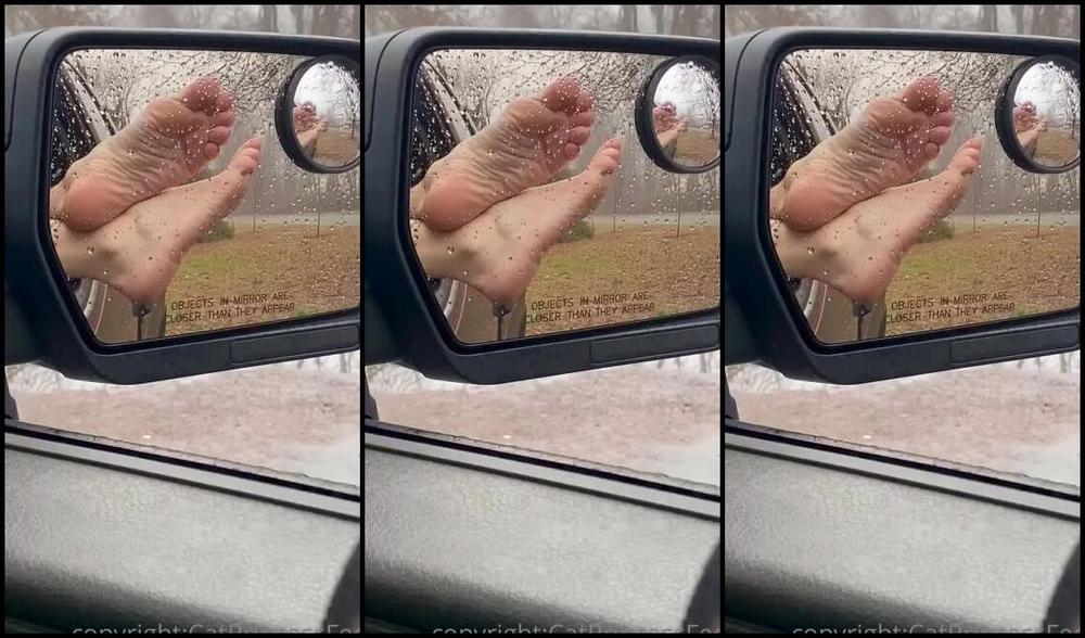 Catprincessfeet Onlyfans Foggy Day Rainy Drive On A Quiet Maryland Afternoonfeet Out My Warm Boots And Out The Window