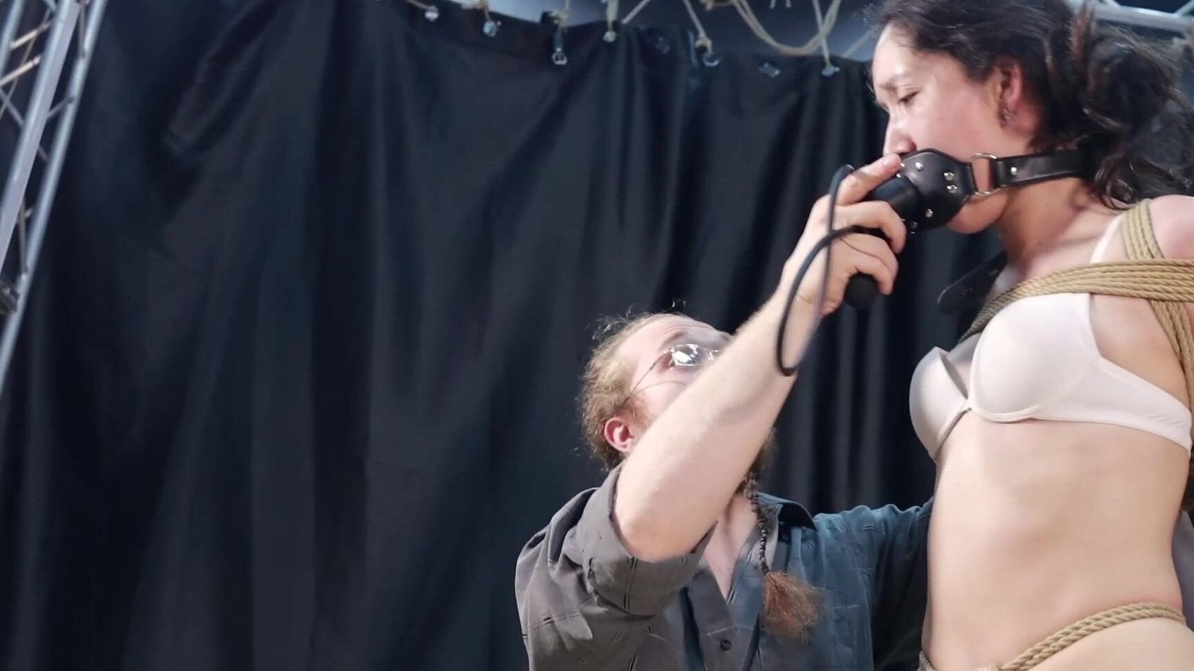 Russian Girls Fetish A Birthday Gift Gagged And Bondage