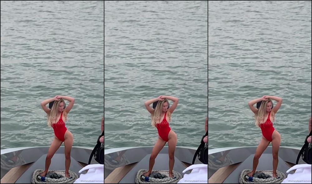 Bethanylilya Fun Little Bts Video Of Shooting On A Boat In Thailand