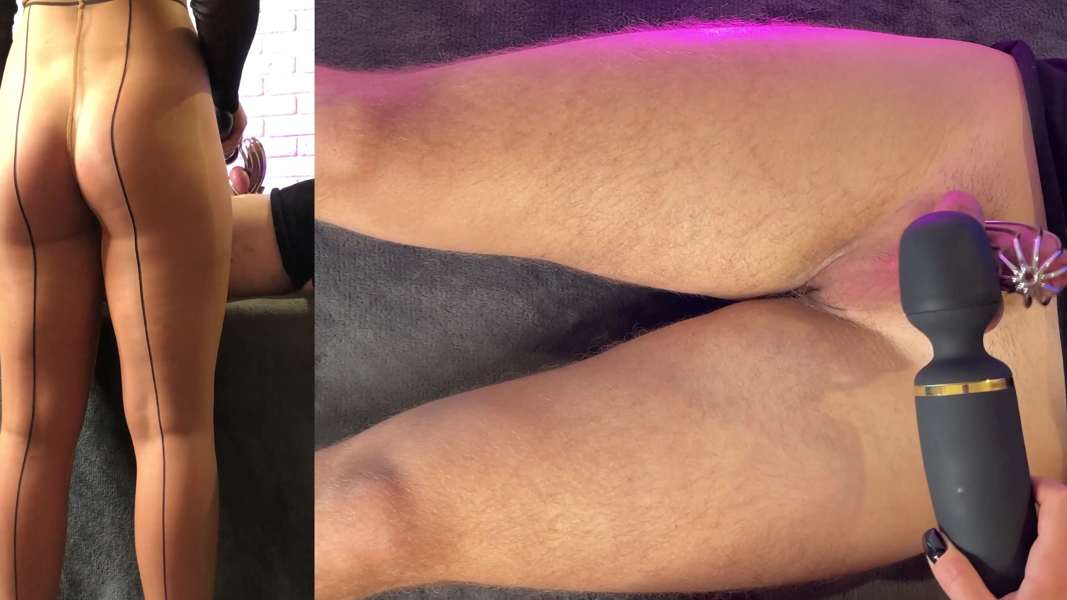 Mistress_Sacred_Mistress_Sacred__Spanking_amp_Ruined_Orgasm_in_Chastity_Cage