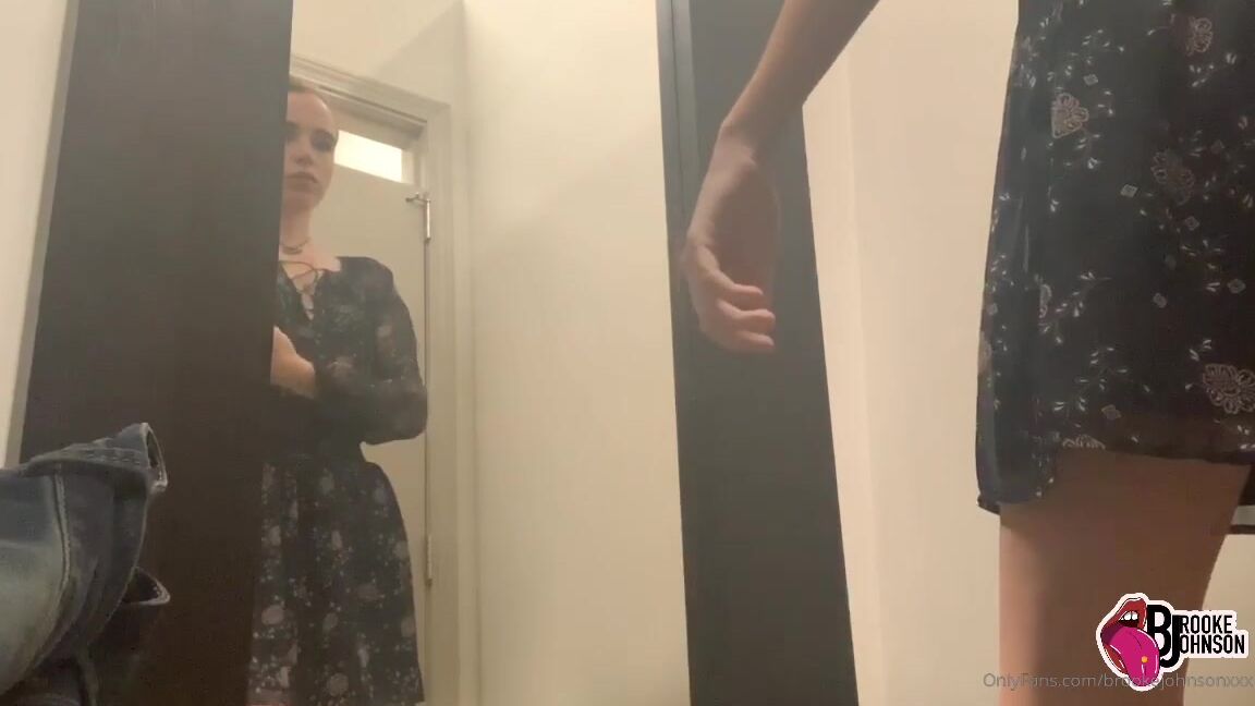 Brookejohnsonxxx Of Exclusive Trying On Dresses And Cumming In The One I Bought