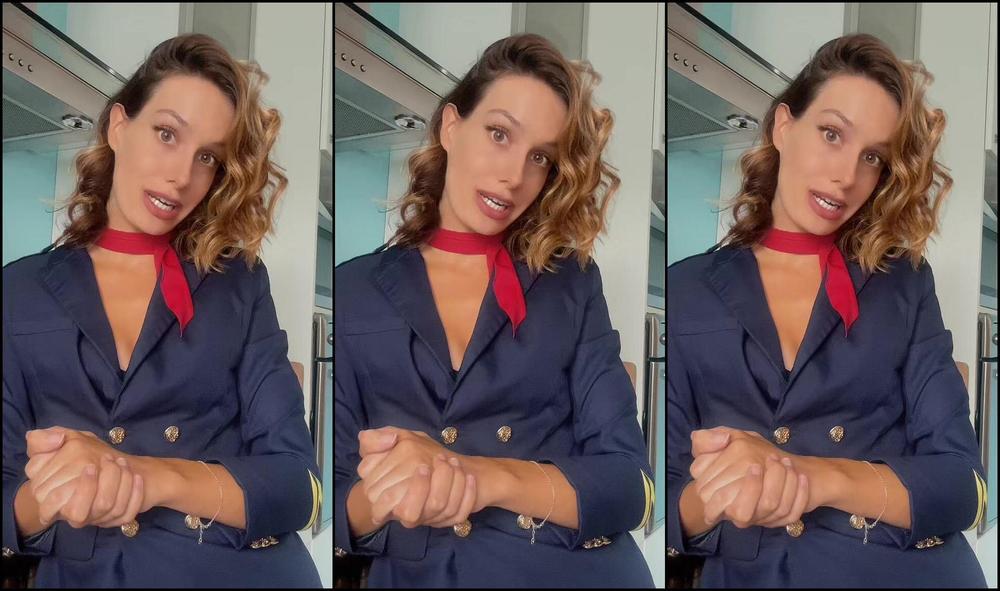 Flyingnoelle 3447163959 08 18 2024 Cheers On Us Babe Me And You On The Entire Flight Together