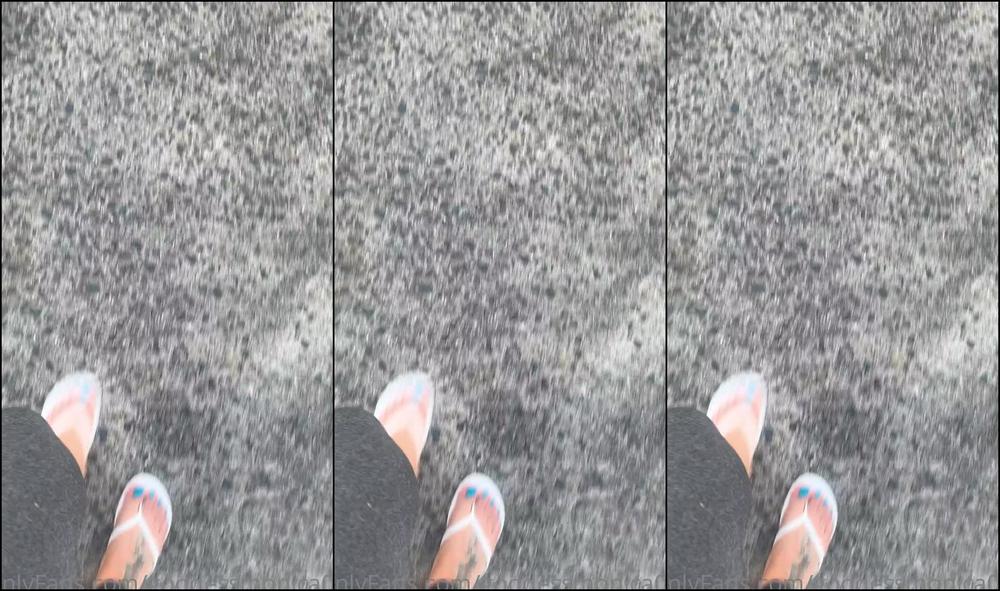 Goddessmonica W White Old Navies Walk Around