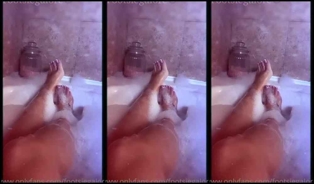 Footsiegalore Onlyfans Bath Time Self Care Mash Up Because I Just Wanna Look Good For You