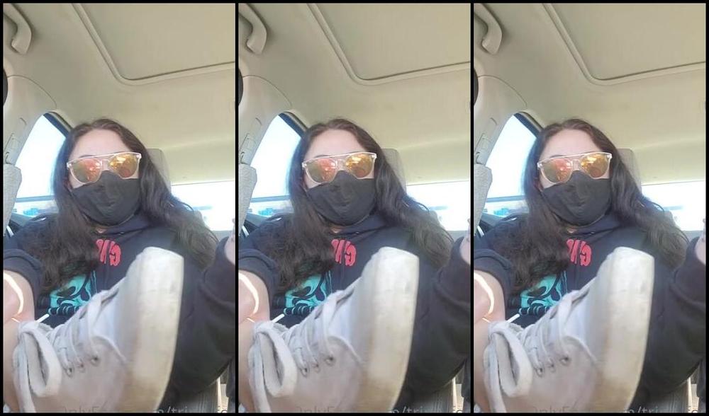 Mistress Trina Nicknamed Trins Feet 02 28 2023 Onlyfans Video A Silent Sock And Shoe Removal