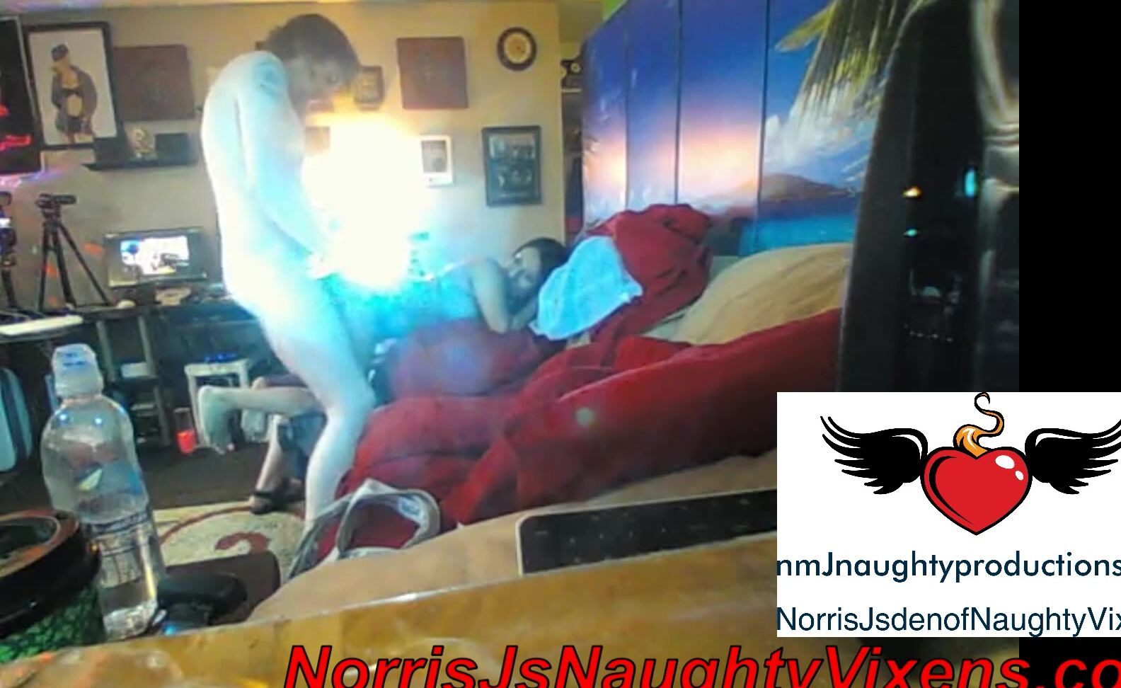 "nmjnaughtyvixens" blowjob, cowgirl, doggystyle, fucking, latina Mandy Mynx spycam of pornshoot Manyvids