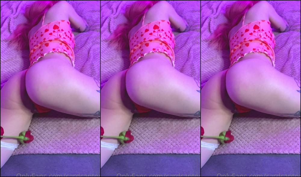 Cardcaptorr Minute Video Of Me Getting Spanked And Teased With A Red Rose In Slow Motion Happy