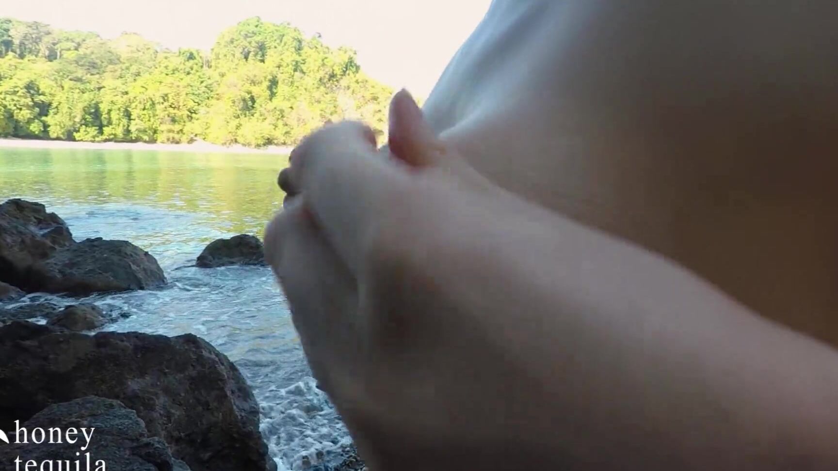 honeytequila Underwater Handjob By Redhead Teen On Public Beach Real Exhibitionist Couple Pornhub