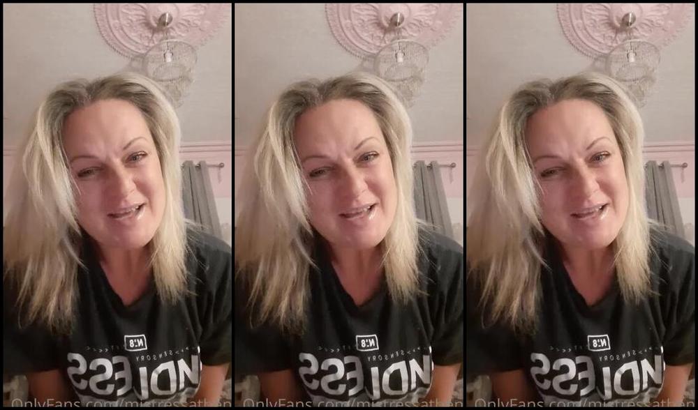 Mistress Athena Nicknamed Mistressathena Onlyfans Just A Cheeky Look For The Chaste Boys