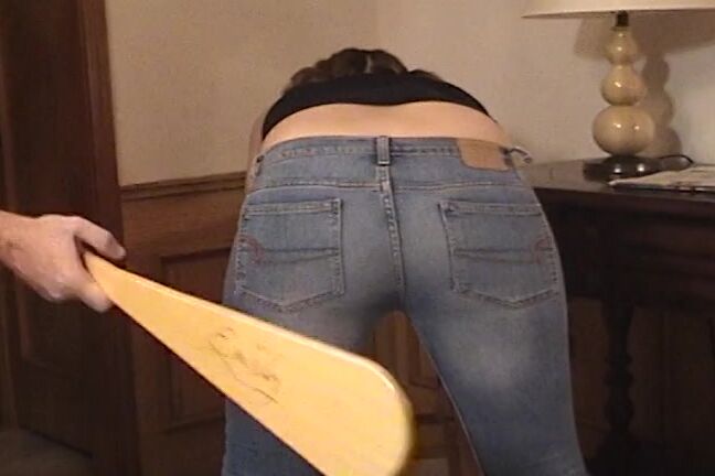 Emily, SD, amateurspankings AS Emily Over A Bar Stool Clips4Sale