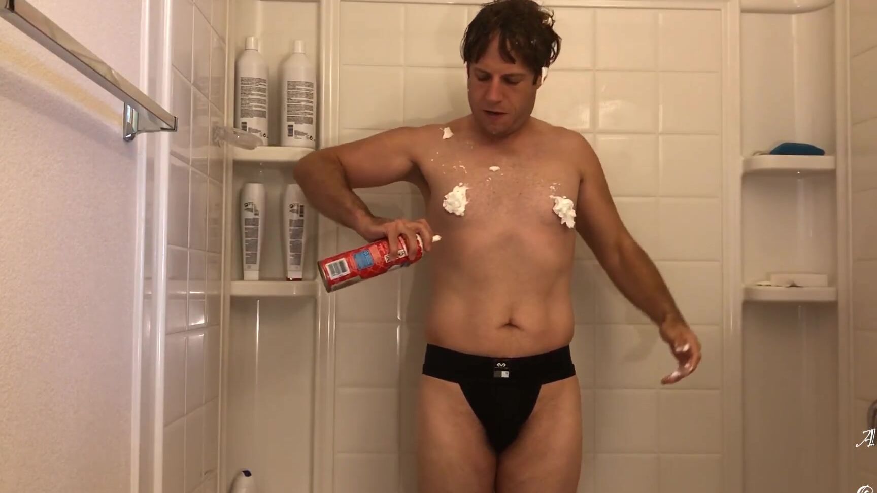 "Eurocreme" Gay Whipped Cream Fetish, Solo Male, Gay Oriented, Food, Wet And Messy, Panty Fetish, Chocolate Syrup, Gay Underwear, Jockstrap, Sweet, Sticky, Gross, Sugary, Shaved Chest, Bathtub Fetish, Suggest Eurocreme Dude In Jock Takes a Whipped Cr