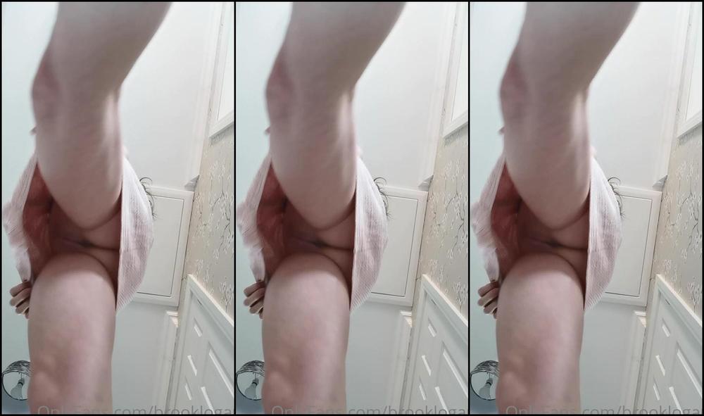 Brooklogan Dirty Talking Cock Teasing Upskirt Slut