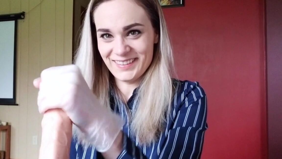 Nina Crowne - Hotel Maid Gloved Handjob ManyVids