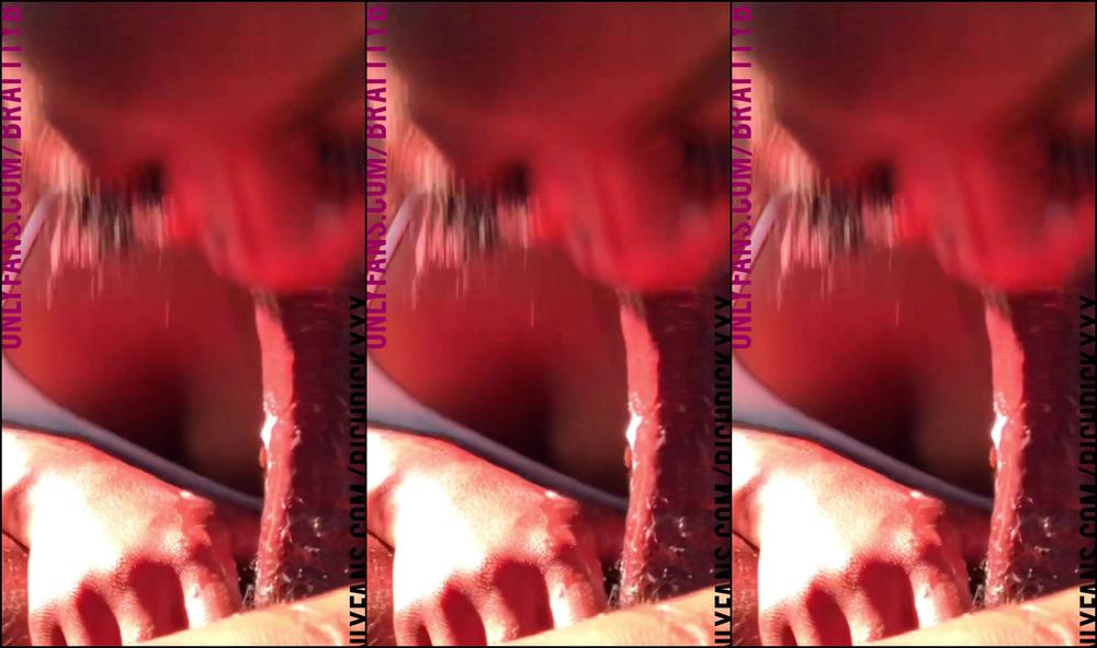 Bratttybae Sucked His Dick In A Uber Good Thing He Did