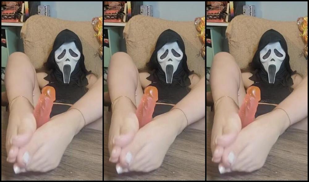 Mistress Trina Nicknamed Trins Feet 05 14 2022 Onlyfans Video Friday The 13Th Special Watch As Miss Ghostface Gives You A Foot Job After Catching You