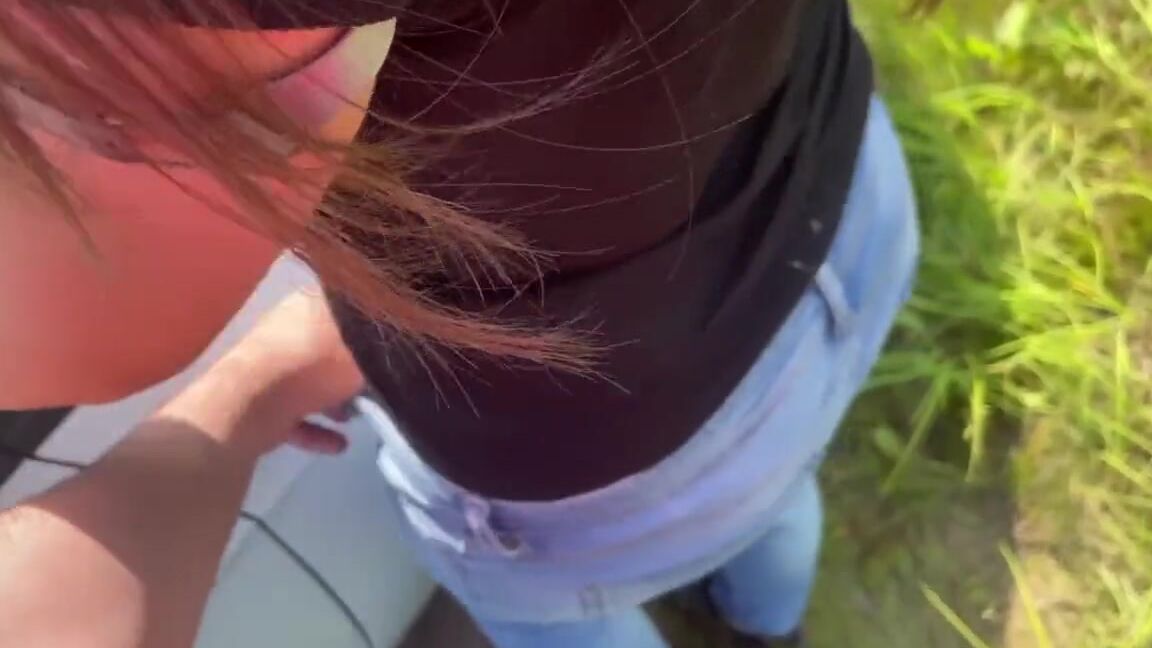 Risky sex with a beauty. I fuck in nature by the car and cum on my big ass Pornhub