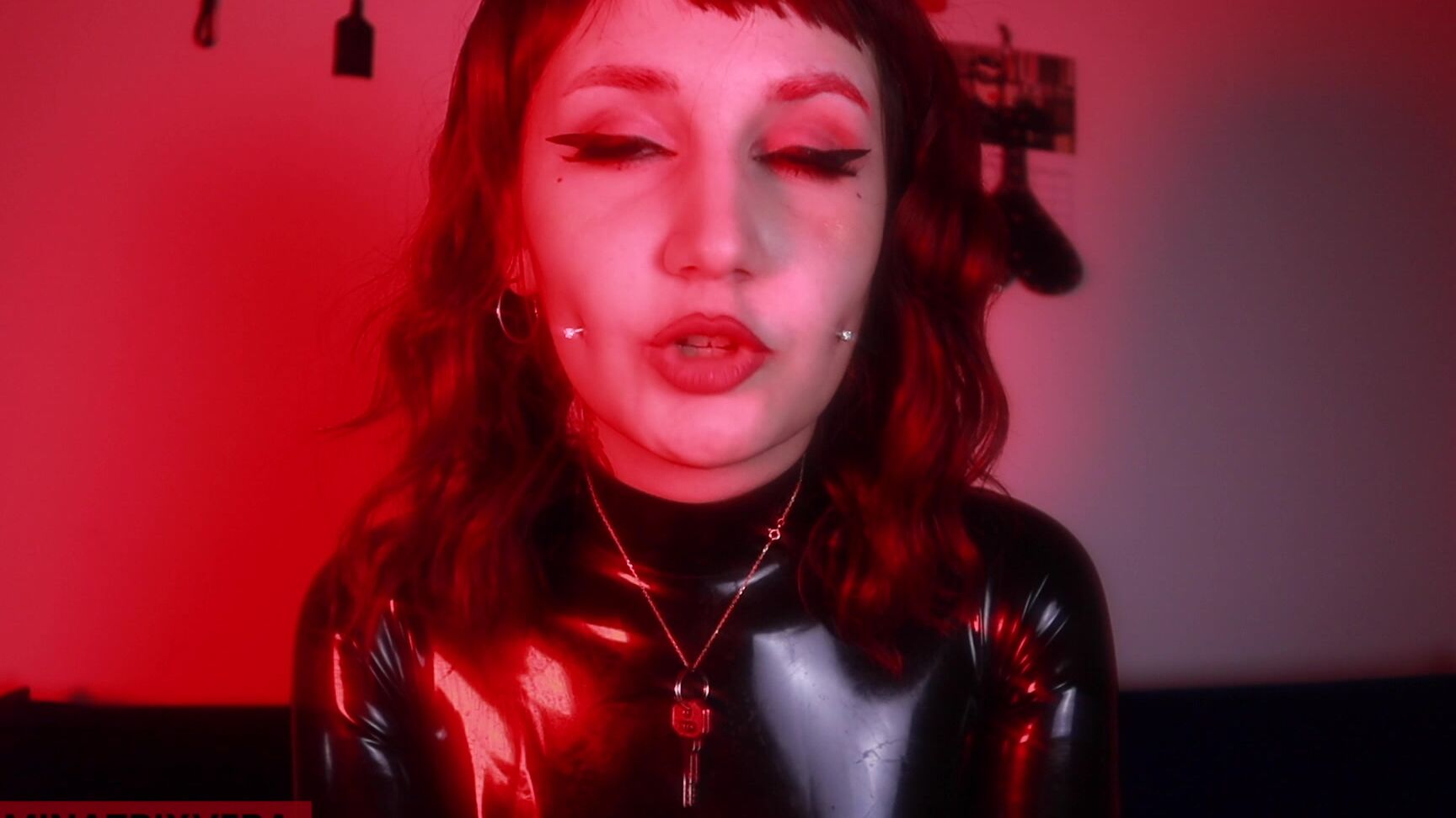 Femdom,Key Holding & Chastity,Role Play,Valentine’s Day,Latex dominatrixvera ex girlfriend locks you in chastity ManyVids