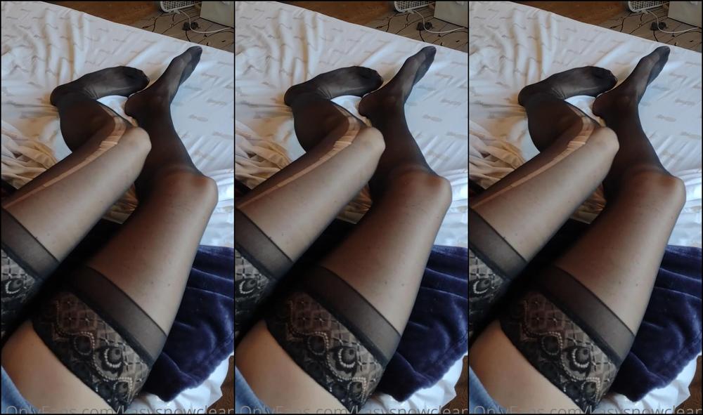 Kasysnowpremium Ripped Nylon Leggys