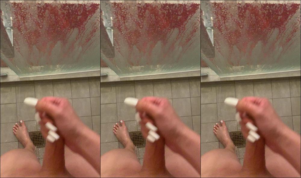 Hungsonya Playing With My Cock In The Shower