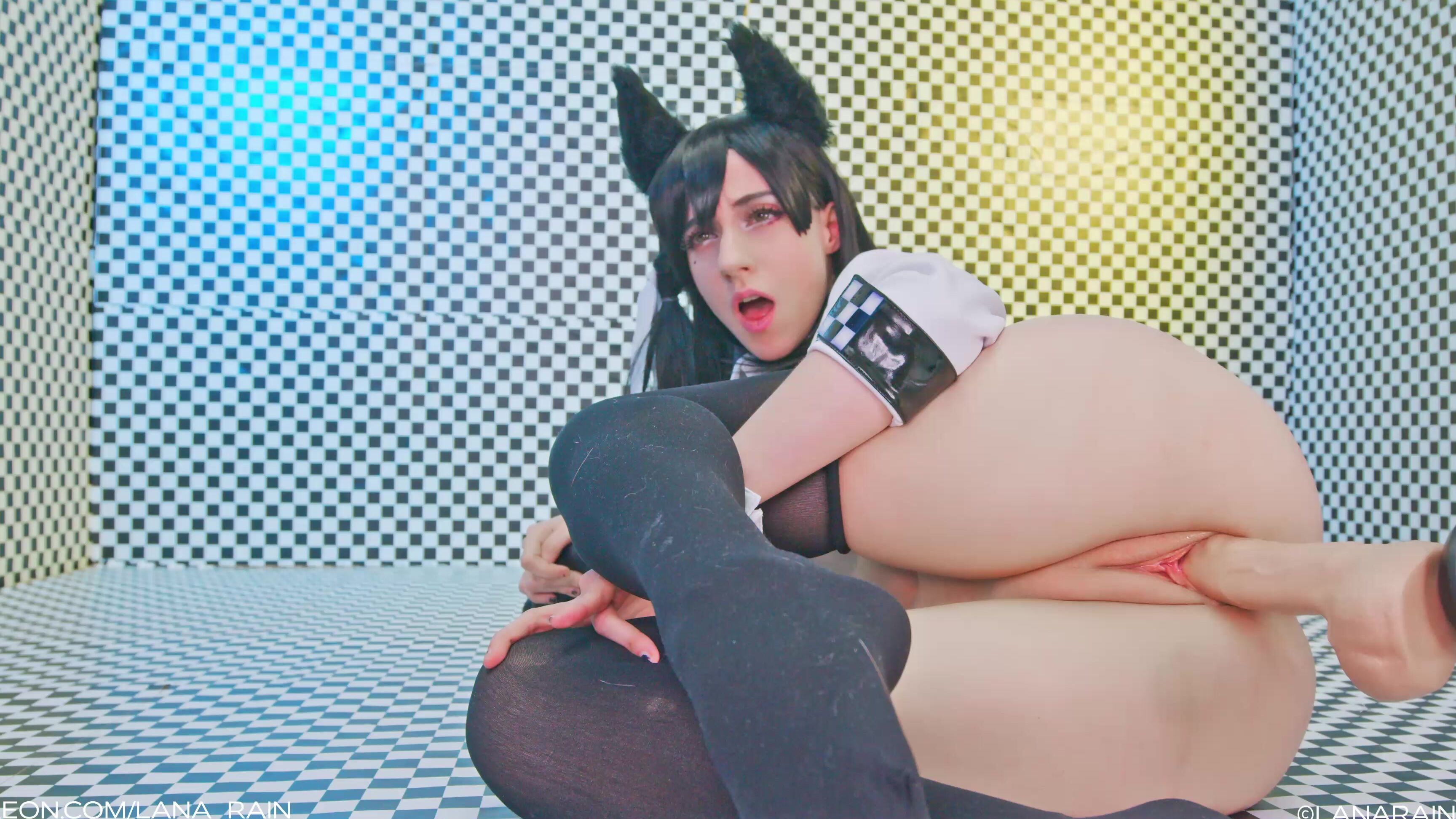 Fuck Machine, Cosplay, POV, Masturbation, Toys, Solo Lana Rain - Atago Pleases Her Commander Azur Lane SiteRip