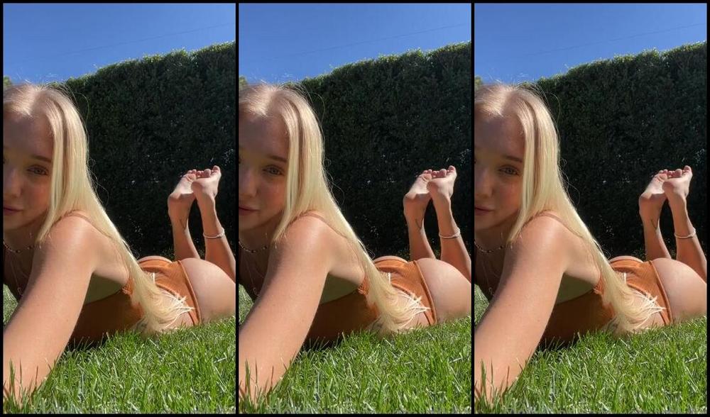 Goddess Kaylee Aka Xomaddykxo Onlyfans Sexy Sunny Soles As I Lay By The Pool Are You Droolingp