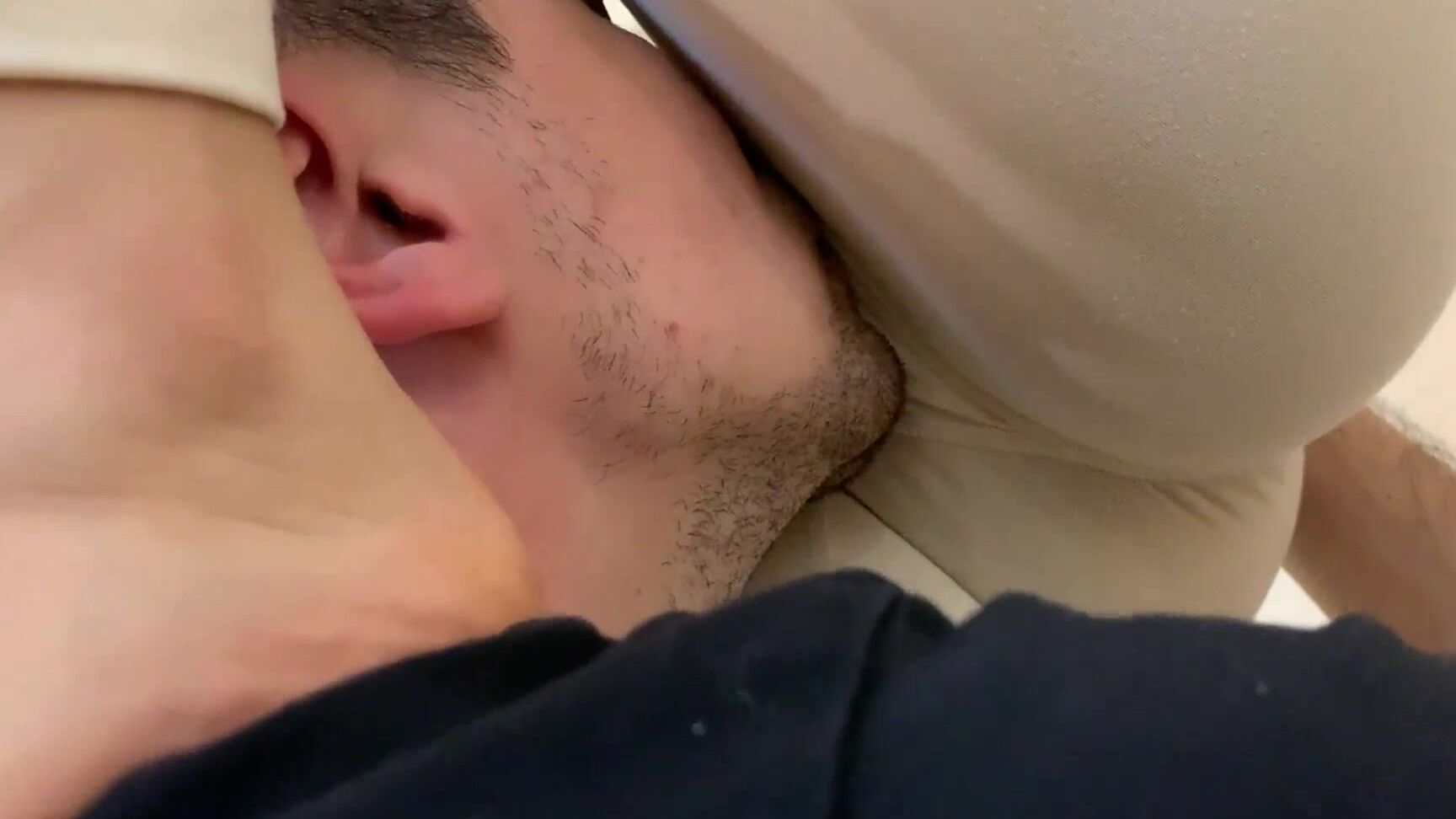 Petite Princess FemDom - Petite Mistress In Sport Leggings Accepts Her Pussy Worship From Slave