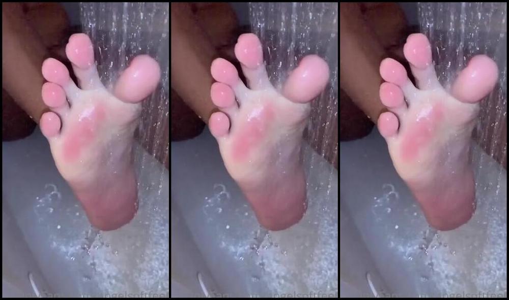 Soft Angel Soles Nicknamed Angelsoftfeet Onlyfans Shower Feet Tease Encore
