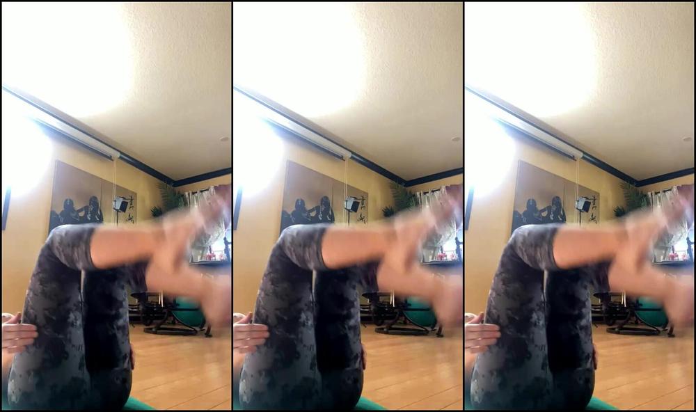 Kittibelle Yoga Kitti I M Stretching Out The Lower Back