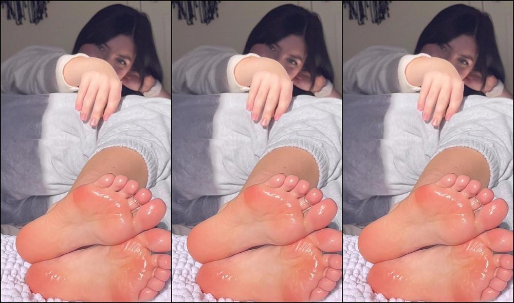 Penelopestootsies Oily Soles Joi With Sock Removal