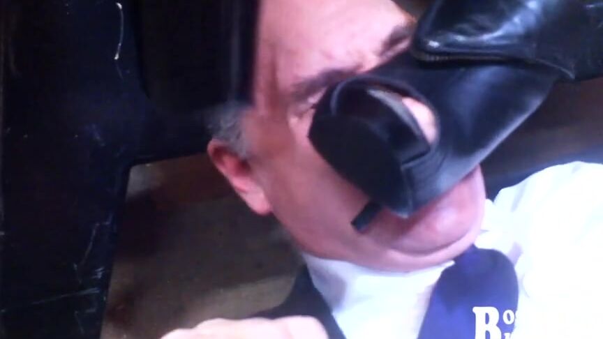 Bossy Ass Delilah 2018 02 26 day s new update suited up taxman is held down by cruel femdoms latex high heels taxm OnlyFans