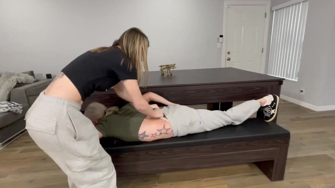 Kodyevans Onlyfans Just Getting Some Wedgies And Spankings From Londonevans And Then She Rips Off My Panties Wedgies