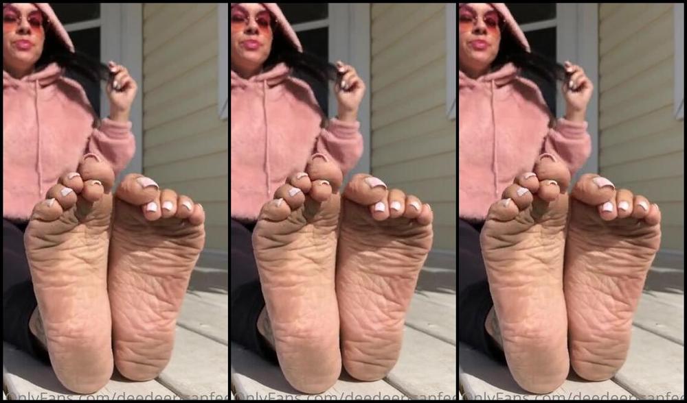 Deedeericanfeet Onlyfans As Requested Dirty Soles Outside My French Porch