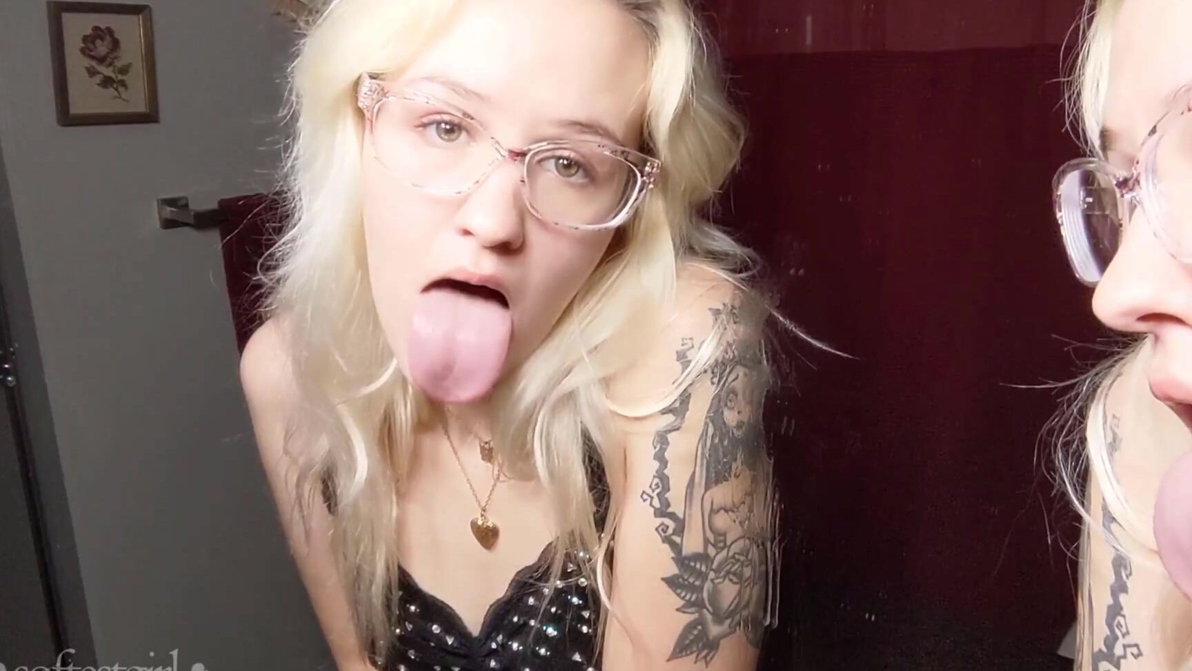 "Softest Girl" Long Tongue, Big Tongue, Tongue Porn, Spit, Drool, Spit Bubbles, Sucking On Fingers, Erotic Art, Slobber, Asmr, Mirror, Mouth Fetish, Inside Mouth, Glasses, Submissive, Suggest Softest Girl Narcissism Pornhub