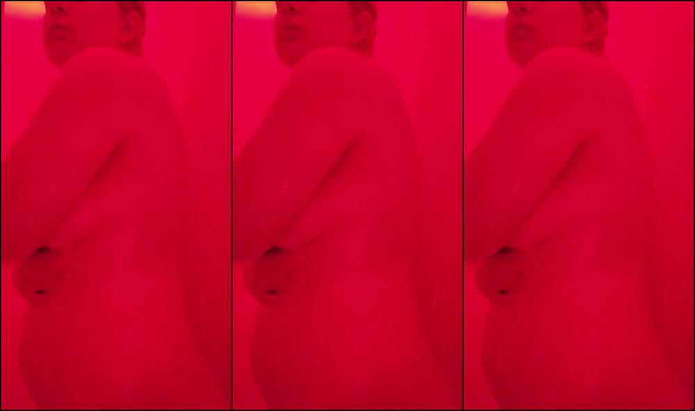 Scarlett Drayce Shower Video With Red Lights
