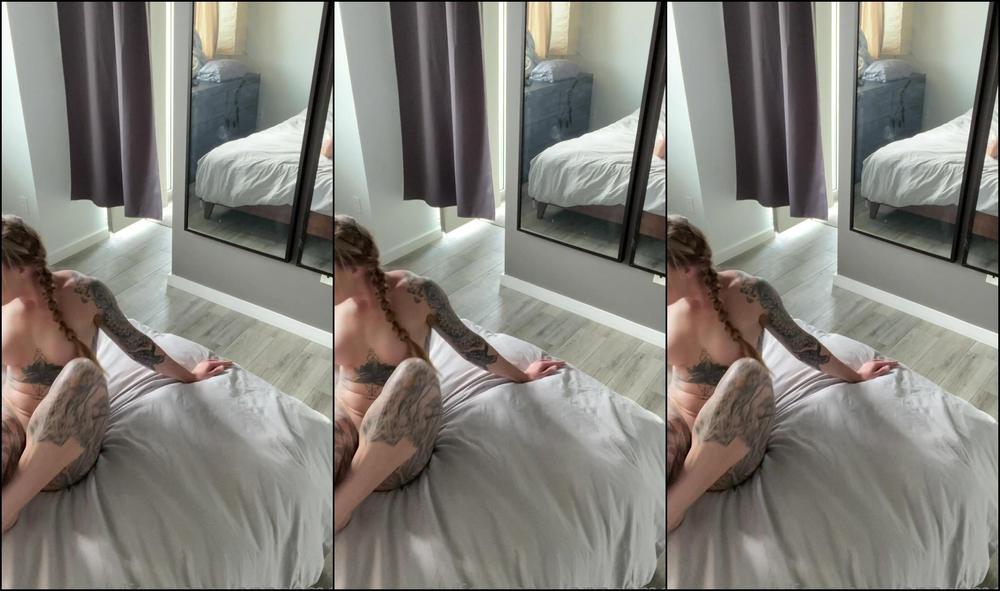 Anneamor Strip Tease In My New Gooseberry Intimates Venice Balcon