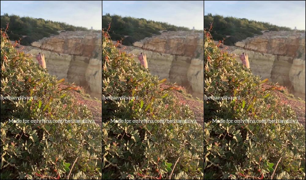 Bethanylilya Silk Dress On The Cliff In Portugal At Sunrise