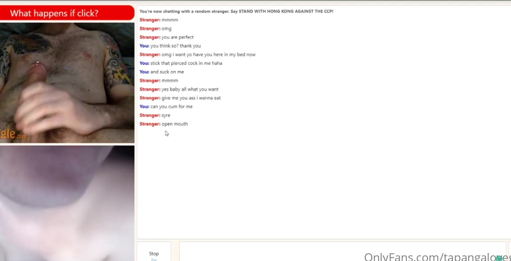 Tapangalovegood Stroking To Guys On Omegle Now Omegle Is Really Fucking Annoying The Guys Are Absolut