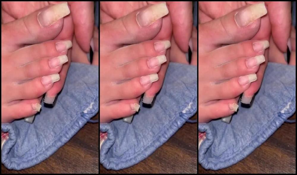 Greek Goddess Li Aka Greekli77 10 19 2024 Onlyfans Video My Longest Natural Nail Length Ever Polish Freshly Removed