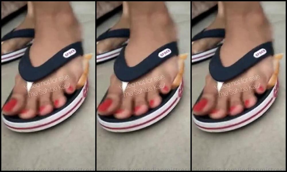 Sahiba Kaur Indian Mistress Onlyfans Every D Gs Wish To Have This Breakfast Malkin Walking On Br D Nd Soles Got Sweaty After Thap