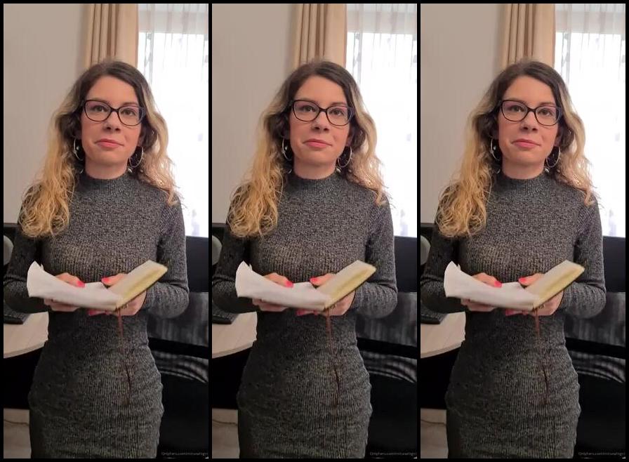 Miruna Fit Girl Nicknamed Mirunafitgirl Onlyfans Roleplay Part Ii Me As A Secretary Taking A Break And Checking Out