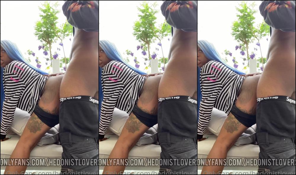 Hedonistlovers Riding Daddy S Long Thick Dick Outside On Our Balcony Until He Busts A Fat Nut In Me Y