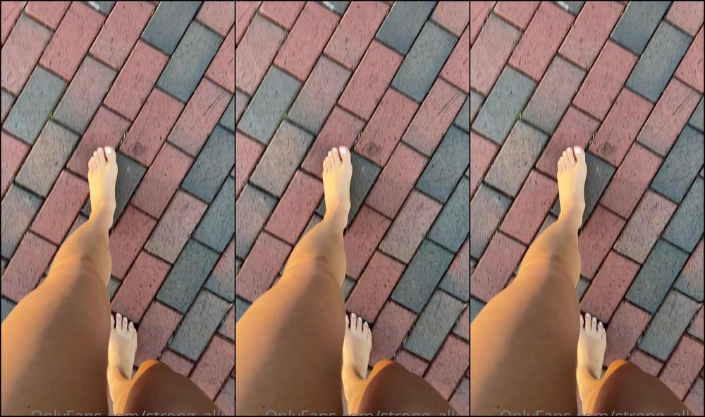 Strong Allure Walking Barefoot In These Streets Would You Gobble These Feet Up While They Re Clean O