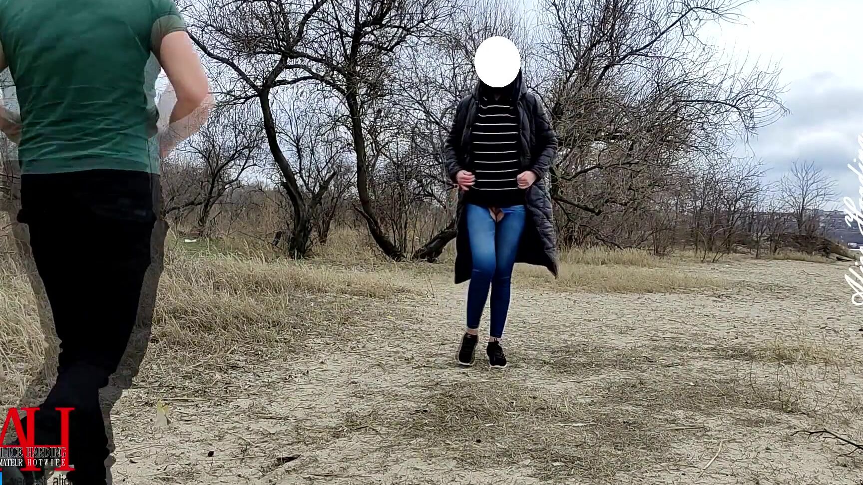 "Alice Harding" Public Flashing, Flashing, Flash, Slut, Nature, Public, Stranger, Real Stranger, Milf, Big Tits, Sport, Public Nudity, Park, Meet Up, Hotwife, Sexwife, Suggest Alice Harding slut in nature shows herself to the camera Runner asks her t