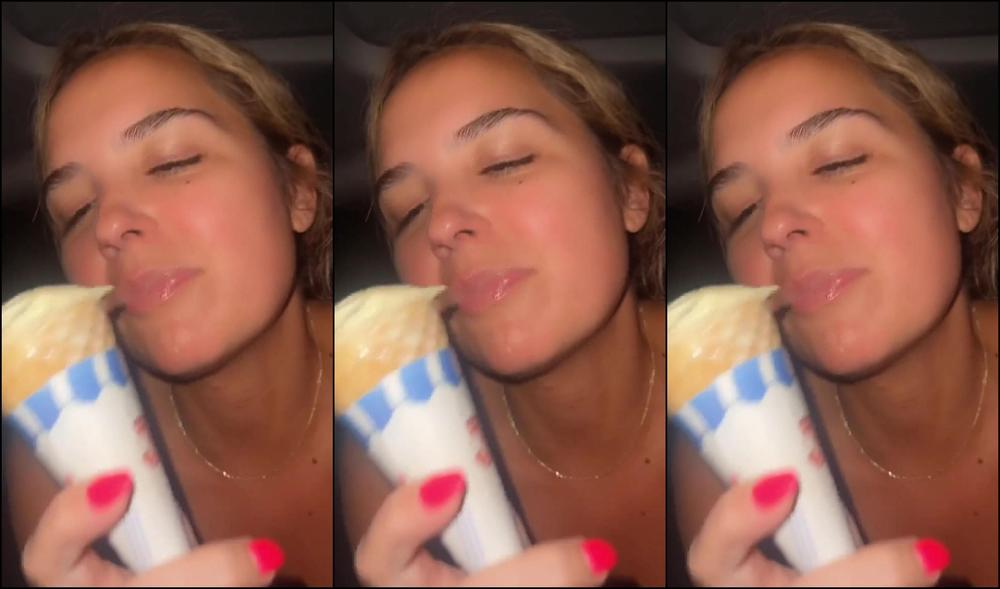 Emilyxbanks 2023 07 21 This Is What Happens When We Leave The Beach And Go For Ice Cream